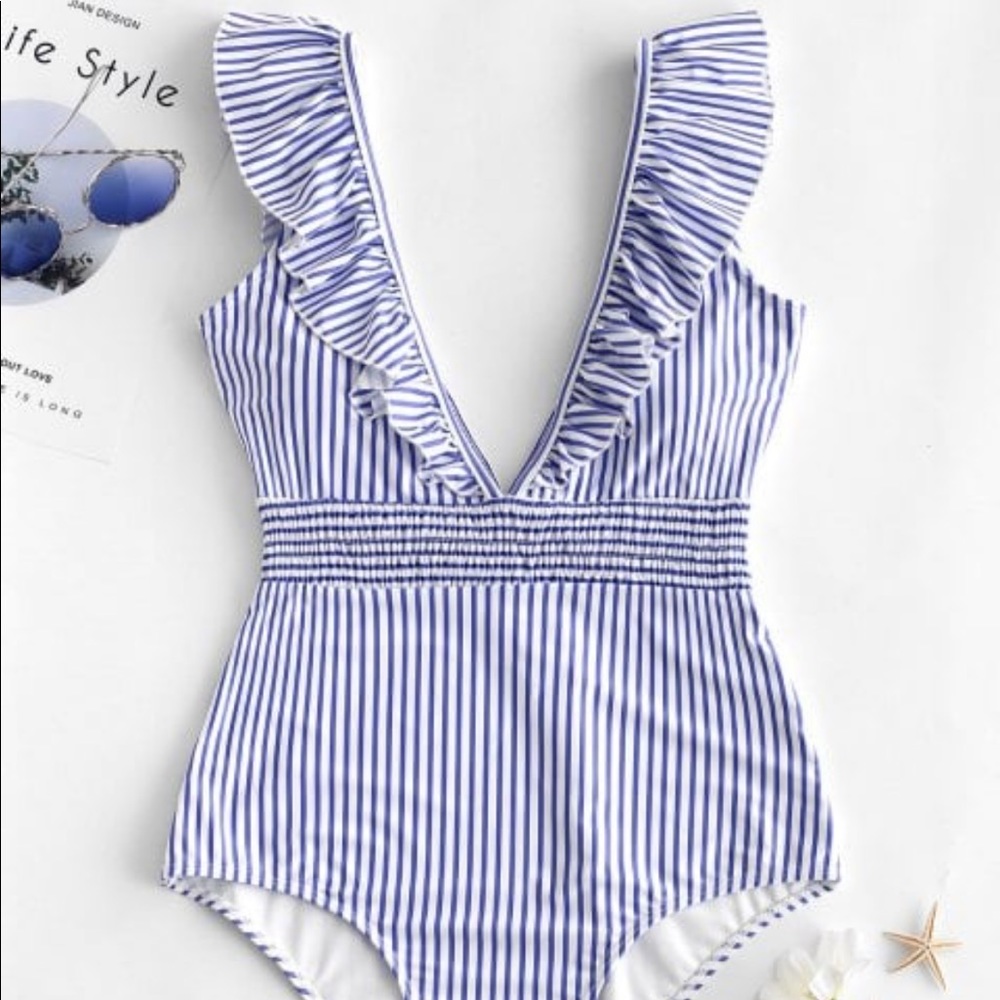 Zaful stripe swimsuit